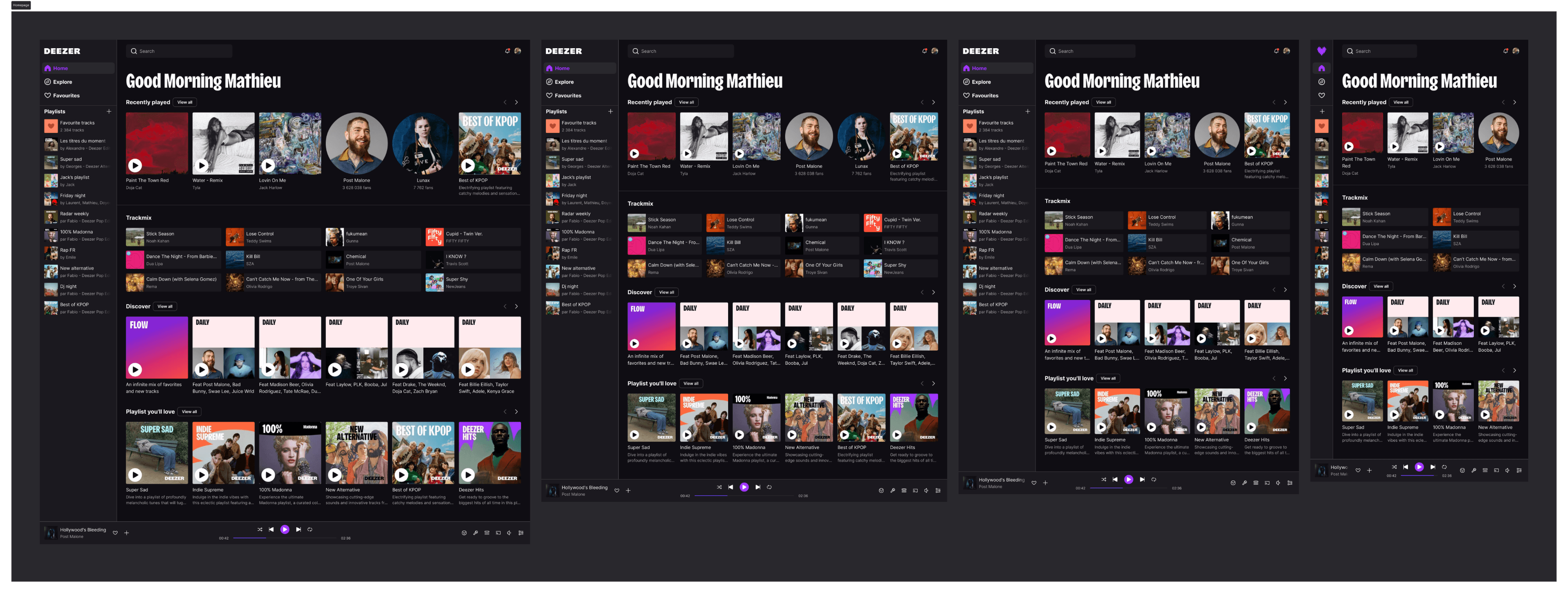 Masterscreens example screenshot